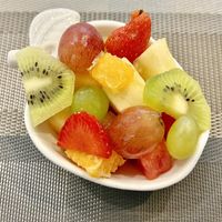 Fruit salad   at The Fountain Restaurant in Dubai