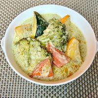 Thai green curry at Nine7One in Dubai