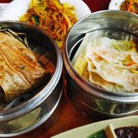Vegan dim sum options at Pandan Room in Hackettstown
