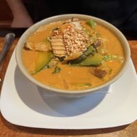 Massaman curry with tofu  at Pandan Room in Hackettstown