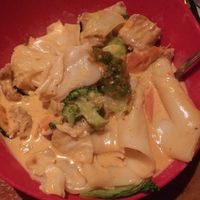 Red curry with vegan beef at Pandan Room in Hackettstown