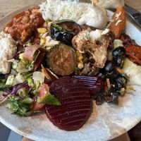 Plate from the buffet   at Kitchen 961 in Malmo