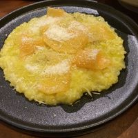 Risotto alla Milanese with pickled pumpkin  at Smith & Daughters in Collingwood