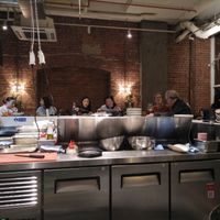 Kitchen seats at Smith & Daughters in Collingwood