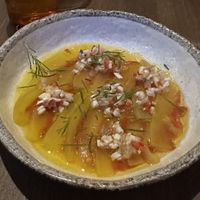 Peruvian ceviche, sambal matah, fresh coconut  at Smith & Daughters in Collingwood