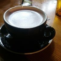 European thick hot chocolate - hazelnut with almond milk at Smith & Daughters in Collingwood