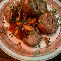 Roast potato with grapefruit mayo. Very good! at Smith & Daughters in Collingwood