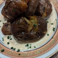Smoked fried potatoes, pink grapefruit mayo, salt bush $16.00: yum at Smith & Daughters in Collingwood