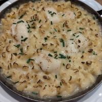 Baked mac and 3 cheese $27.00! The previous iteration with the burnt ends was so much better at Smith & Daughters in Collingwood