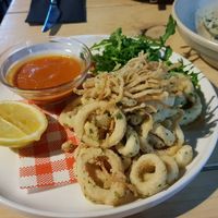 Calamari ... completely vegan at Smith & Daughters in Collingwood