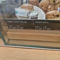Vegan cream tea at National Trust Lydford Gorge Tea Rooms in Okehampton