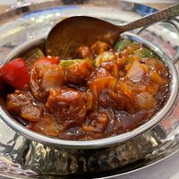 Soja piri piri with pilav   at Currylicious in Coimbra