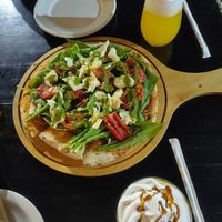 Vegan pizza and cocktails at BG+ in Rio De Janeiro