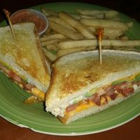 The Chat, bacon bits, Chao & dayia, avacado and tomato at Piper Down Pub in Salt Lake City