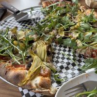 As always, we forget to take the photo before digging in.  at Bada Bing Pizzeria in Lafayette