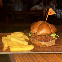 burger!  at Universal's Epic Universe - Mead Hall in Orlando