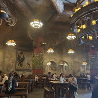 cute ambiance   at Universal's Epic Universe - Mead Hall in Orlando