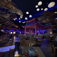 inside   at Universal Studios - The Blue Dragon  in Orlando