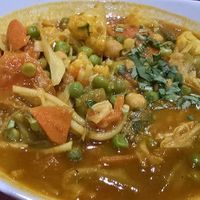 Vegan Vegetable Thupka at Spice Zone Indian Restaurant in Cheyenne