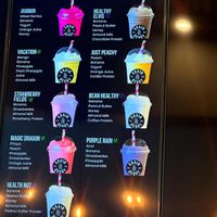 Smoothies (ask for ND “milk” & vegan protein powder)   at Grain & Berry in Coppell