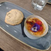 Raspberry & Vanilla Crème Brûlée at The Sprig in Isle Of Skye