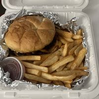Pulled “pork"  at Flame on Vegan in Springfield