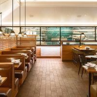 Indoor eating area   at Nui Italian Restaurant in Waikoloa