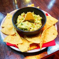 Corn chip & guacamole at Provecho in Auckland