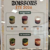 Summer drinks at Giardino Paris｜Pâtisserie & Café in Paris