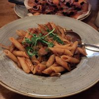 Vegan pasta; took ages to eat through this lot at Rosato's Bar & Restaurant in Moville