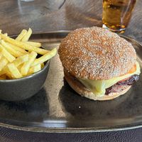 Vegan burger  at PLU - Restaurant & Lounge  in Baden