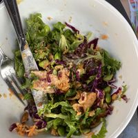 Seared tuna and edamame salad  at Black Sheep Burrito and Brews in Huntington