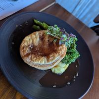 Vegan 'steak' pie at Hideaway  in Sheffield