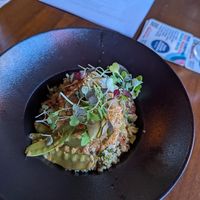 Thai tofu curry at Hideaway  in Sheffield