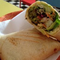 Falafel Wrap at We Love Falafel in Brighton