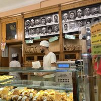 Staff is really friendly. Green labels clearly signify vegano ❤️  at Forno a Vapore Amedeo Giusti in Lucca