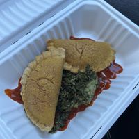 Beet y pumpkin empanadas at Jajaja Mexicana  in Union City
