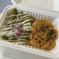 Enchiladas verde at Jajaja Mexicana  in Union City