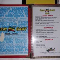 Menu at Pushcart Jerk Center & Rum Bar in Negril