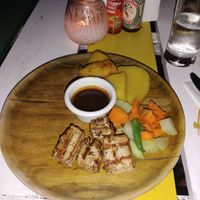 Ital Chargrilled Jerk Tofu at Pushcart Jerk Center & Rum Bar in Negril