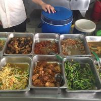 Vegan buffet at PJ Oldtown Foodcourt - Mixed Rice Stall in Petaling Jaya