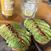 Avocado toast  at Conte de Tulear in Seoul