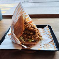 Pita bread kebab at Zekisworld in Zurich