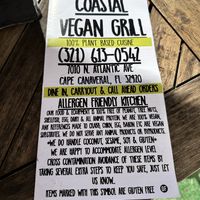   at Coastal Vegan Grill  in Cape Canaveral