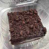 Chocolate cake at Coastal Vegan Grill  in Cape Canaveral