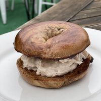 Apple cinnamon cream cheese was really good   at Coastal Vegan Grill  in Cape Canaveral