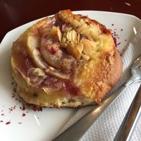 Pear and almond pastry (so good!) at Koffie ende Koeck in Amsterdam