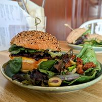 Pulled & Spicy Mushroom Sandwich at Koffie ende Koeck in Amsterdam