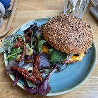 Pulled & spicy mushroom sandwich  at Koffie ende Koeck in Amsterdam