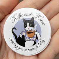 Sticker  at Koffie ende Koeck in Amsterdam